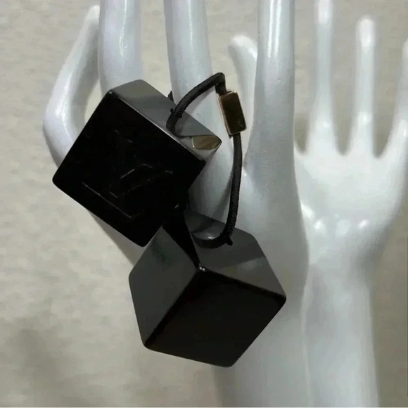 Louis Vuitton Women’s Chocolate Brown Hair Cubes Vintage main image 6